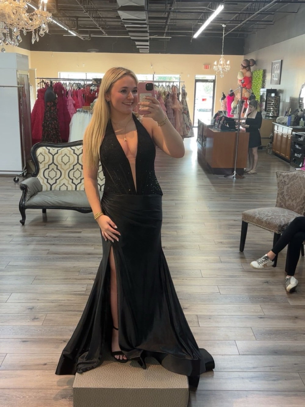 Black Sherri Hill Prom Dress